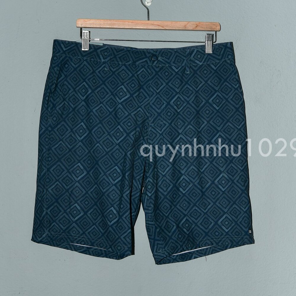 Micros Men's Hybrid Short 4-Way Stretch Flat Front Standard Fit Shorts